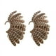 thumbnail image 1 of 2 Pcs Unisexo Manguito de Oreja de Plumas Grandes Clip de Oro No Piercing En Pendientes, 1 of 5