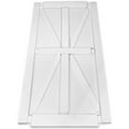 30" x 80" Star Style Wood Primed Standard Barn Door Slab, DIY