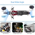 thumbnail image 3 of Motorcycle DVR Recorder, Clear Video Recording Waterproof Motorcycle Dash Cam  For  Carts, 3 of 8