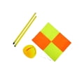 thumbnail image 1 of ZLight Drapeau d'Angle de Soccer Portable de Remplacement avec Base d'Angle de Soccer Jaune 1m Drapeau de Base 1m Base Jaune 37x47.5cm, 1 of 6