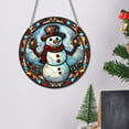 thumbnail image 5 of Halloween Pumpkin Stained Glass Window Hanging Decoration, 5 of 5