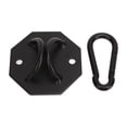 thumbnail image 1 of Hammock Fixing Kit, Camping Mounting Plate Strong Load Bearing Capacity Sturdy Iron Ring Hooks  for Field Training, 1 of 7