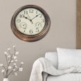 thumbnail image 4 of Outdoor Clock Display Temperature and Humidity Wall Clock Clock display temperature for Bathroom, 4 of 9