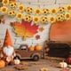 thumbnail image 4 of Guirnalda decorativa de Acción de Gracias (paquete de 2) | Decoración para fiestas de otoño con diseños de calabaza, girasol, hoja de arce y pavo, 4 of 6