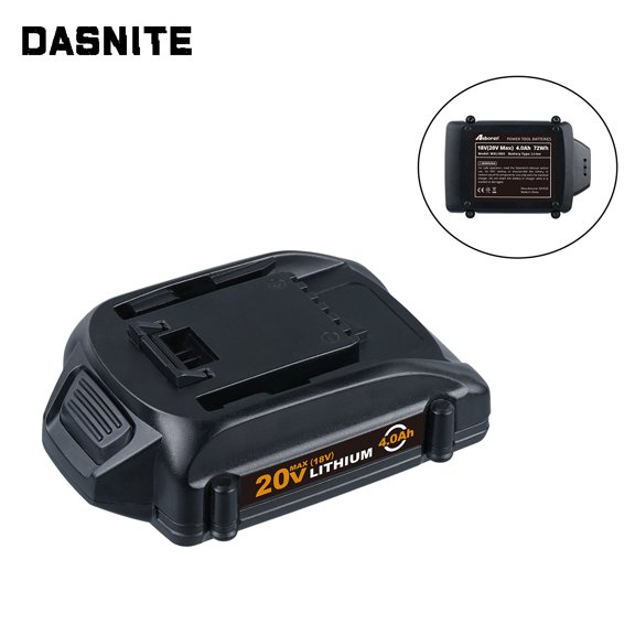 4.0Ah 20V Replace Battery for Worx 20V Battery Compatible with Worx 20 Volt Lithium WA3520 WA3525 WG151s WG155s WG251s WG255s WG540s WG545s Cordless Power Tools Battery