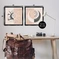 thumbnail image 4 of Stupell Industries Boho Two Tone Moon Sun Astrology & Stars Painting Black Floater Framed Canvas Art Print Wall Art, 25 x 25, Set of 2, 4 of 10