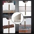 thumbnail image 5 of Hex Shank Cobalt Drill Bit Set for Metal and Hardened Steel, 13Pcs 1/16"-1/4" M35 HSS Twist Drill Bits for Impact Driver, with Index Holder, 5 of 11