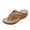 Brown, variant on Orthopedic Sandals for Women Arch Support Flat Wedge Sandals Breathable Slip on Non Slip Beach Slippers Comfort 2026 Foam Shoes Black