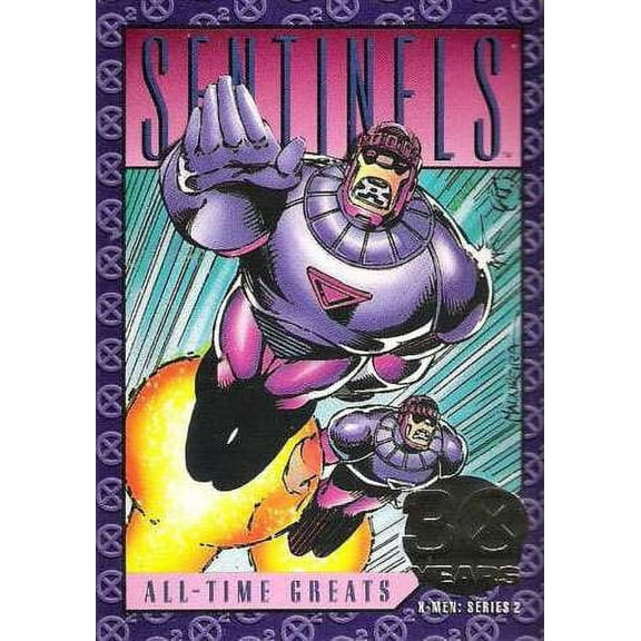 Marvel X-Men Series 2 1993    Sentinels G-7 (30 Years Gold Stamp)