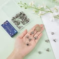 thumbnail image 3 of 1box 1 box 40pcs Silver Bead Cones End Cap Beads Retro Tibetan style Alloy Vintage Cone Spacer Beads Metal Stopper Caps for Jewelry Making Bead Assortments DIY Tassels Earrings Crafts Handmade, 3 of 6