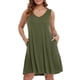 thumbnail image 1 of Vestido casual sin mangas Sundress BELAROI con cuello en V y holgado para mujer, 1 of 6