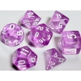 thumbnail image 2 of Crystalline Purple DnD Dice Set | Dungeons and Dragons | 7 Dice RPG Polyhedral Set, 2 of 3