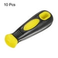 thumbnail image 3 of Uxcell 10pcs Rubber File Handle 4.25 Inch Round and Rectangular Hole Ergonomic Handles for 14" Metal Files, 3 of 7