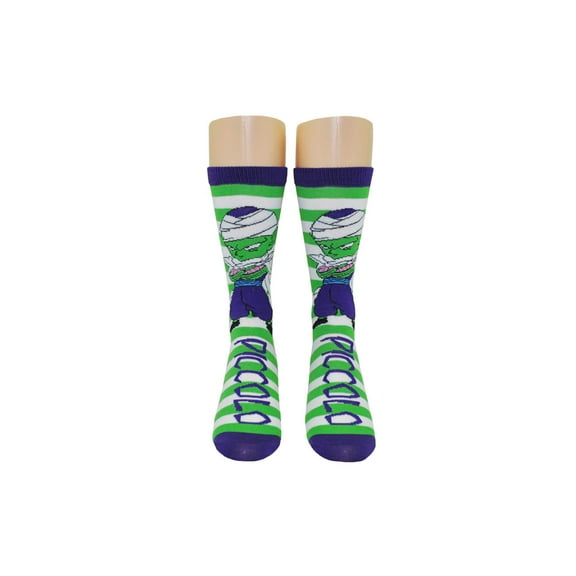 Dragon Ball Z Chibi Piccolo Stripe Crew Socks