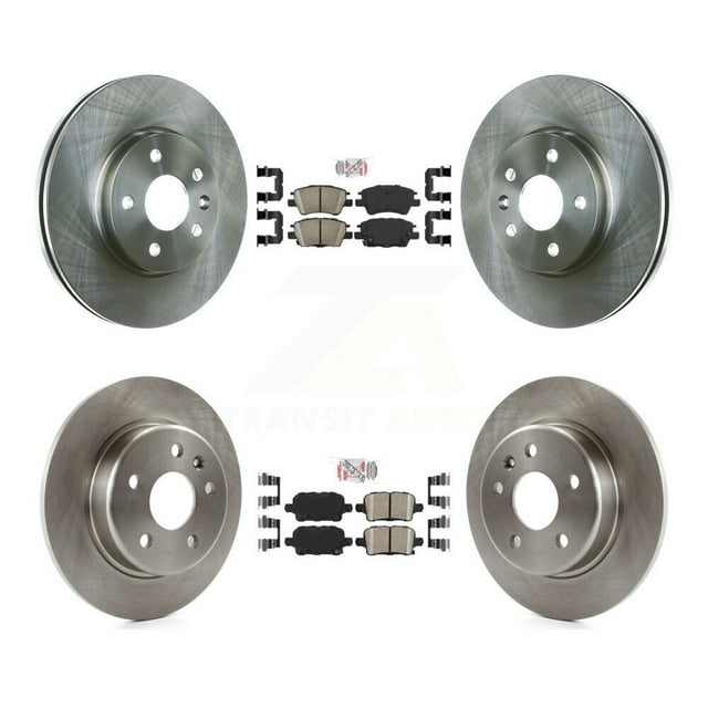 Transit Auto Front Rear Ceramic Pads and Disc Brake Rotors Kit for Car Chevrolet Cruze Bolt EV Volt EUV K8A-103443