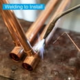 thumbnail image 5 of Uxcell 3/8 Inch ID Tee Copper Fitting, 8 Pack 3 Way Welding Joint Pressure Pipe Fitting with Sweat Connection for HVAC, 5 of 6