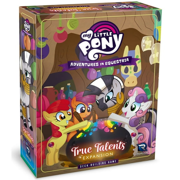 My Little Pony: Adventures In Equestria Deck-Building Game True Talents Expansion - New Characters / Cards/ Challenges & More, Renegade Game Studios, Ages 14 , 1-4 Players, 45-90 Min