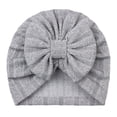 thumbnail image 4 of Wdgfv Velvet Baby Turban Hats with Bow, Stretchy Baby Head Cover Beanies for , Toddler, Head Wraps 0-24 Months, 4 of 4