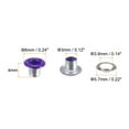 thumbnail image 2 of 200set Grommets Kit Metal Eyelets 3mm Grommet Tool for Shoes Clothes Belt Bag DIY Project, Purple, 2 of 7