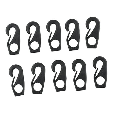 Nylon Bungee Cord Snap Hook for Kayak Canoe Boat - 10 Pack