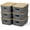 Gray, variant on Plastic Storage Baskets With Bamboo Lid - Plastic Storage Containers Stackable Storage bins: Storage Baskets for Organizing Shelves Drawers Desktop Closet Playroom Classroom Office, 6 Pack