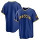 thumbnail image 1 of Nuevo Uniforme De Béisbol Cardigan Mariners Baseball Blank Ropa Deportiva De Verano Azul-M(40), 1 of 2
