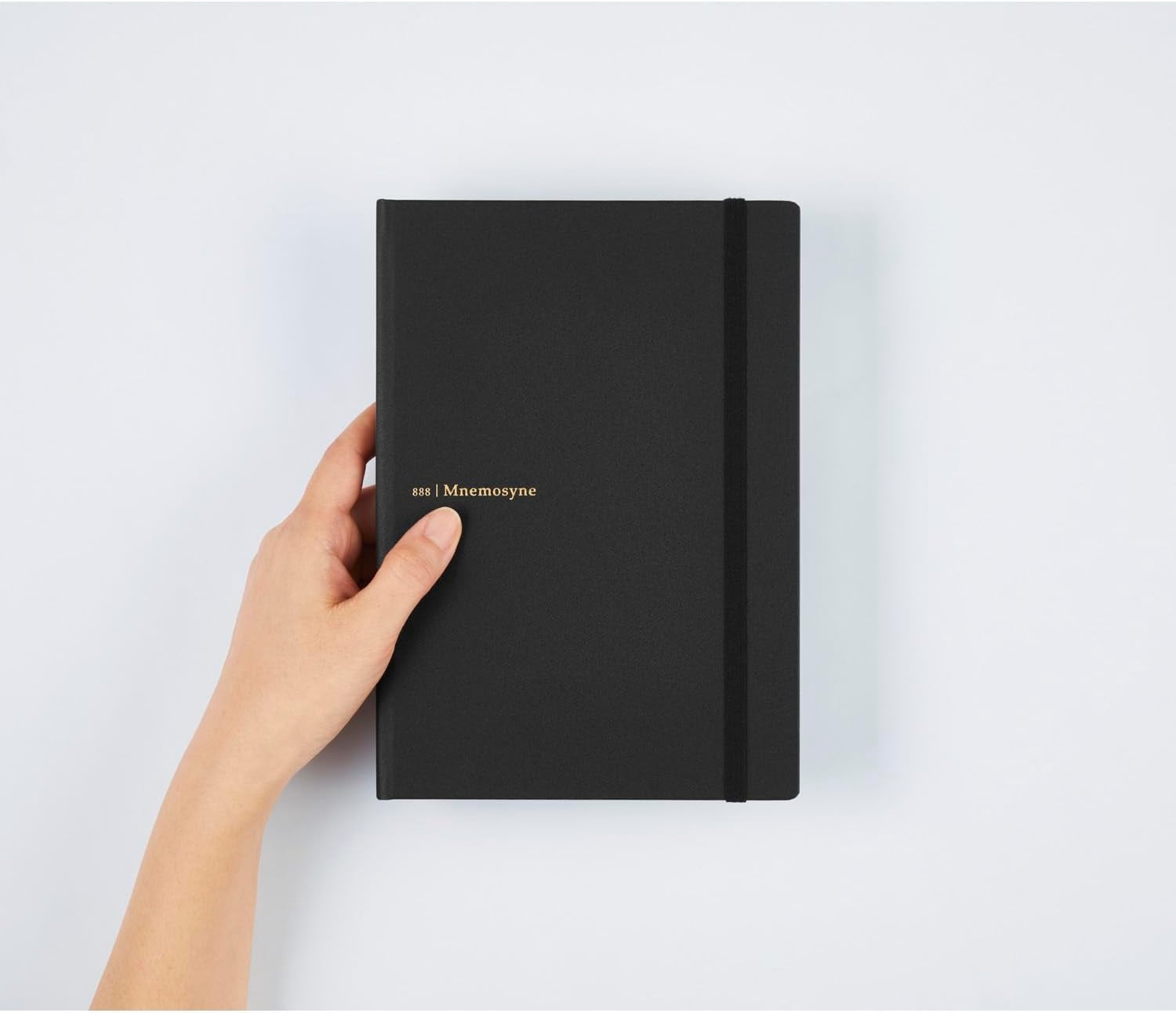 A5 Notebook Mnemosyne Journal Black
