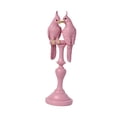 thumbnail image 4 of Adorno de loro para pareja, escultura decorativa, figura creativa y moderna de loro. rosa 85x85x28cm, 4 of 9