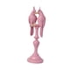 thumbnail image 4 of Adorno de pareja de loros, escultura decorativa, colección, regalo único para inauguración de la casa rosa 85x85x28cm, 4 of 9