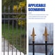thumbnail image 3 of 10 tapas para postes de cerca para exteriores, cubiertas decorativas para jardín y patio., 3 of 8