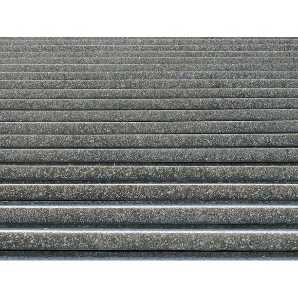 Laminated Poster Pattern Concrete Stairs Stairway Steps Staircase