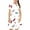 Red, variant on Girls Dress Summer Skater T-Shirt Dress Print Casual Short Sleeve Flowy Dress for Kids 4-14 Years