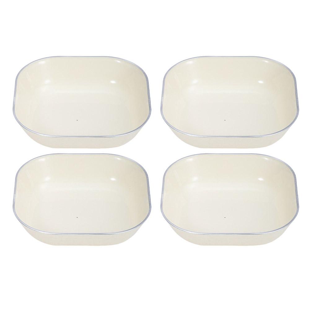 HFLWYWD Plastic Dessert Tray Food Grade Clean Easily Spit Bone Snack