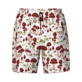 thumbnail image 4 of Lsque Mens Swim Trunks Mushroom Pattern - Bathing Suit Compression Liner - Beach Swim Shorts Swimwear - (S-3XL) - Stretch Quick Dry -Large, 4 of 9