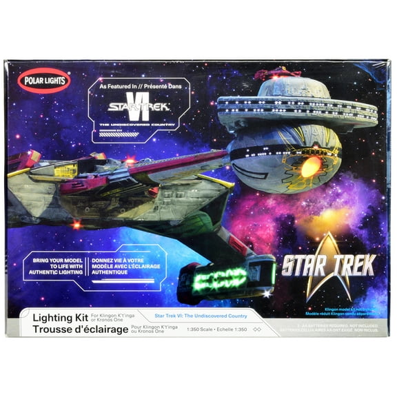 Skill 2 Model Kit Lighting Kit for Klingon Kronos One Spaceship "Star Trek VI" (1991) Movie 1/350 Scale Model by Polar Lights