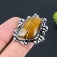 thumbnail image 2 of Natural Tiger Eye Gemstone Handmade 925 Sterling Silver Gift Ring Size 9, 2 of 2