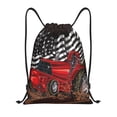 thumbnail image 1 of Xecao tractor Pattern Sports Drawstring Backpack - String Swim Gym Bag with Wet Proof Pocket for Women&Men-Medium, 1 of 6