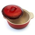 thumbnail image 2 of Crock-Pot Artistan 2.3 Quart Round Stoneware Casserole with Lid in Red, 2 of 5