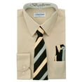 thumbnail image 2 of Berlioni Kids Boys Long Sleeve Dress Shirt Set, 2 of 2
