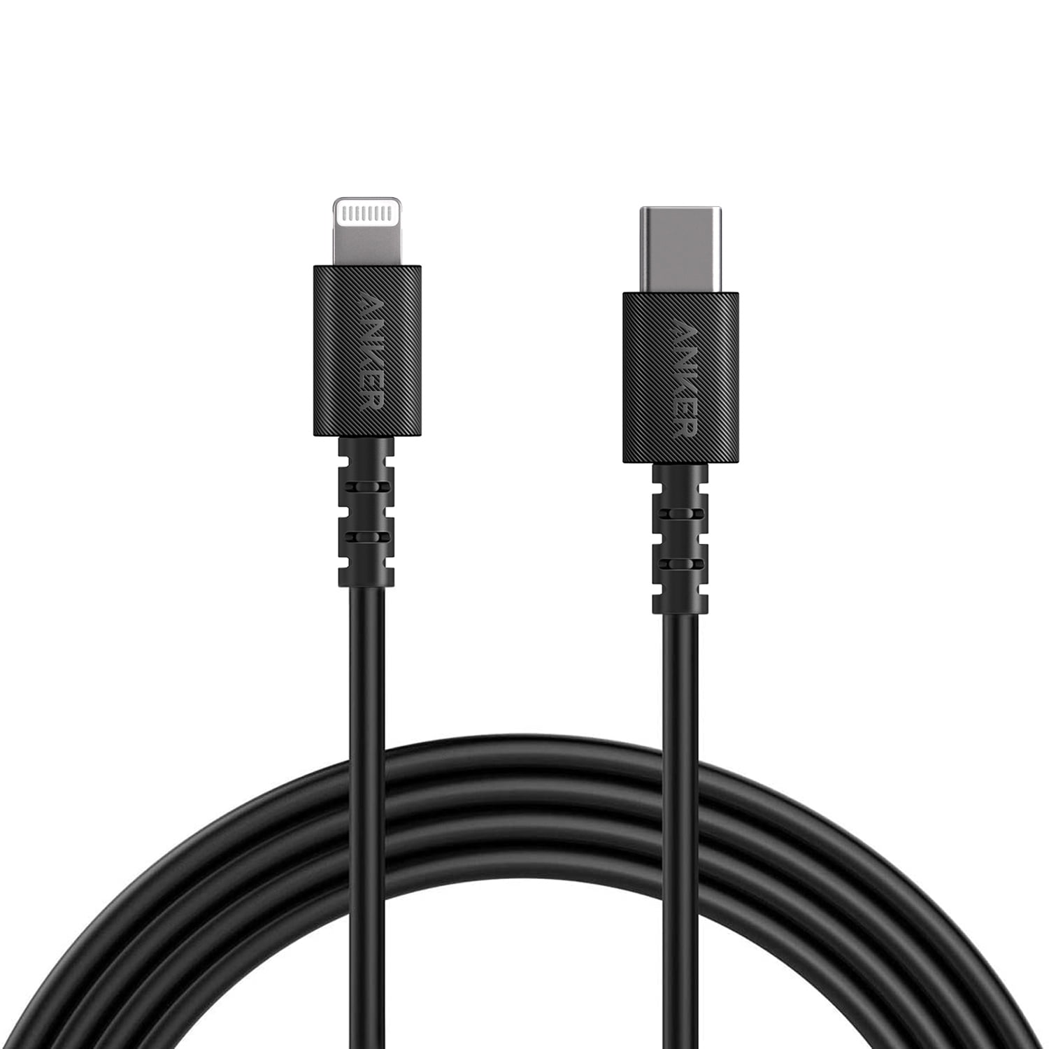 Anker PowerLine Select + USB-C Cable with Lightning Connector 6ft, Apple MFi Certified - Black
