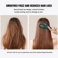 thumbnail image 4 of Dark Green Christmas Tree Pattern Hair Brush,Girls Detangling Hair Brush,Glide Through Tangles with Ease for Wet & Dry Hair,8.8"X2.8", 4 of 7