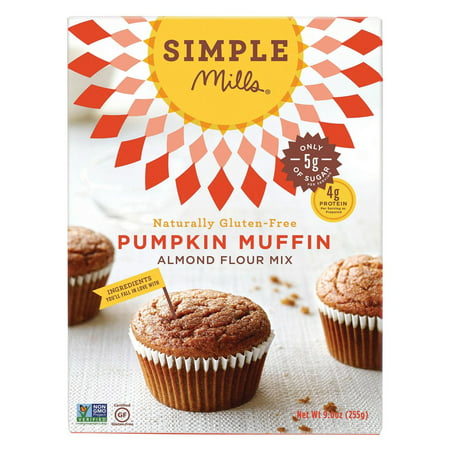 Simple Mills Almond Flour Pumpkin Muffin And Bread Mix - pack of 6 - 9 (Best Vegan Pumpkin Bread)