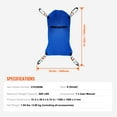 thumbnail image 6 of KFFKFF Universal Patient Transfer Lift Sling - Small, Medical Aid Sling for Effortless Relocation & Bathing, Durable Polyester Support Sling for Seniors, Disabled, Bedbound, 600LBS Load Capacity, 6 of 9