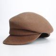 thumbnail image 3 of Sombrero JAMW Boina de otoño e invierno para mujer camello, 3 of 5