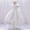 White, variant on LFEOOST Newborn Embroidered First Communion Wedding Princess Dresses Kids Baptism Birthday Prom Ball Gown Age 1-8 Years (Hot Pink, 110)