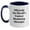 White/Navy, variant on Funny Marketing Manager Gifts for Coworkers - Two Tone Coffee Mug - 'Officially The World's Coolest Marketing Manager' Quote - Unique Christmas Memorable Presents for Marketing Team