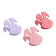 thumbnail image 1 of Way to Celebrate 3-Pack Bunny Rabbit Kitchen Bag Clips in Deep Pink, Soft Pink and Soft Purple, 1 of 10