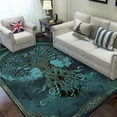 thumbnail image 2 of Celtic Tree of Life Rug Carpet Outdoor Home Decorative Area Rug Bedroom Area Rug Hallway Bedroom Bathroom Outdoor Living Room Décor Area Rug Rectangle Area Rug, 2 of 5