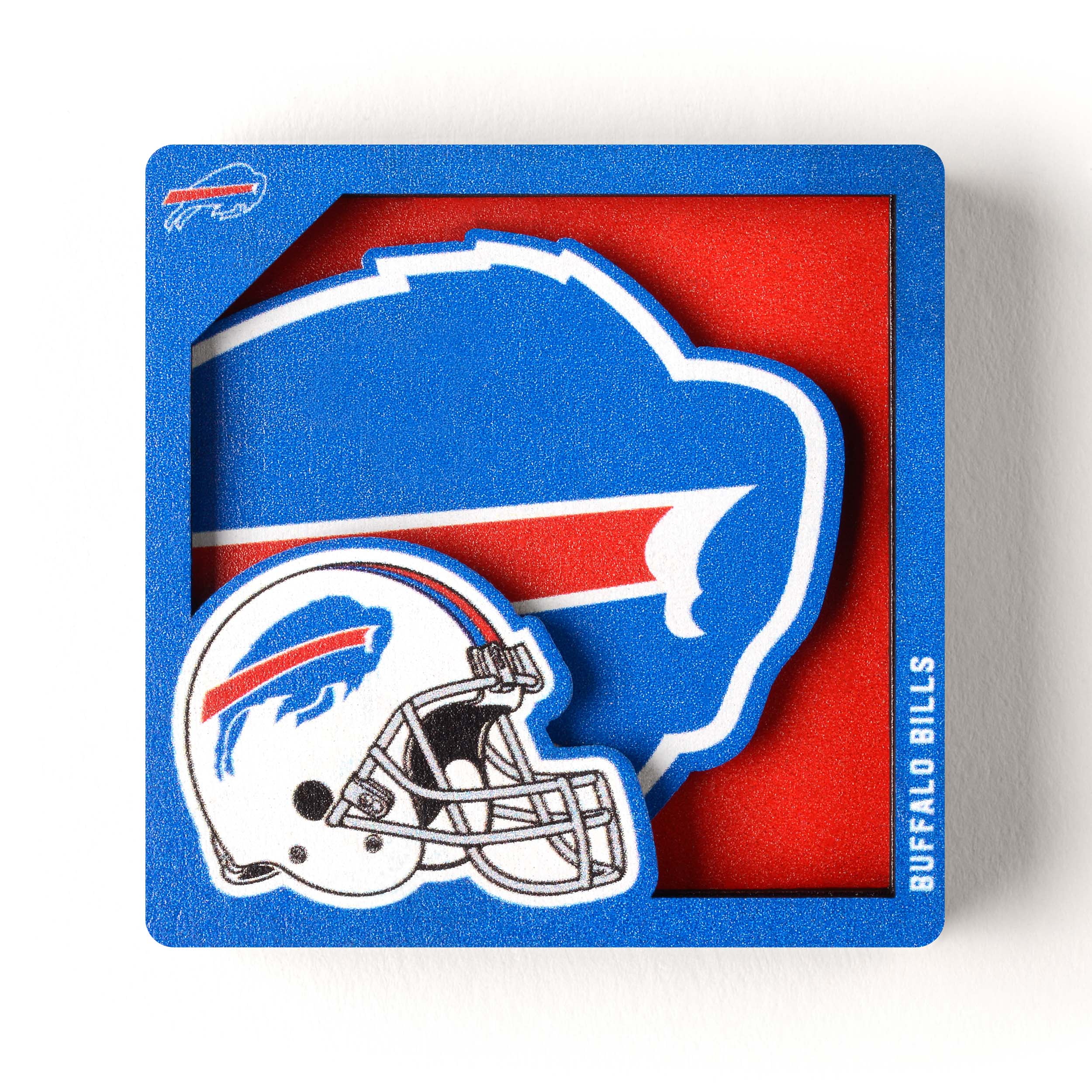 YouTheFan NFL Buffalo Bills 3D Logo Series Magnet