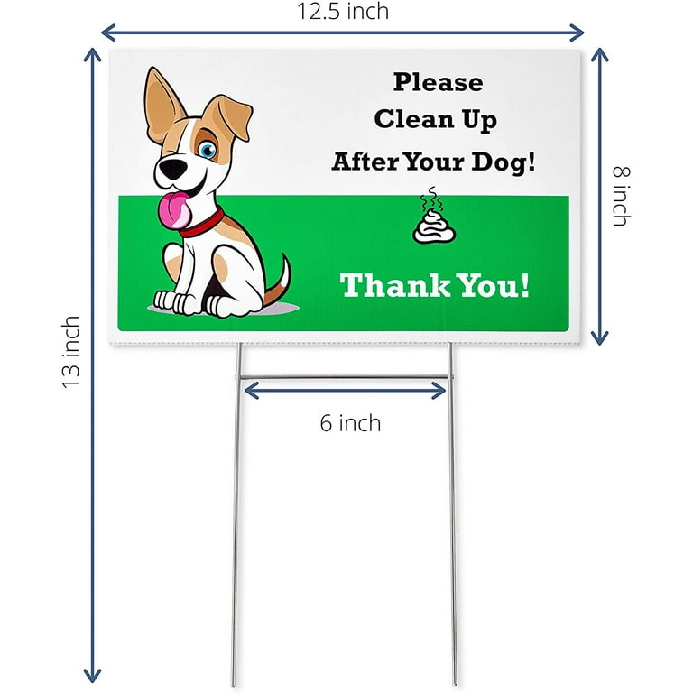 Mr. Pen- Lawn Stakes 'Please Clean Up After Your Dog' Yard Sign, UV Resistant, Durable & Reusable - Walmart.com mr-pen-lawn-stakes-please-clean-up-after-your-dog-yard-sign-uv-resistant-durable-reusable-walmart-com